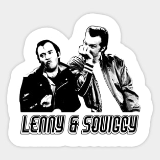 Lenny & Squiggy Sticker